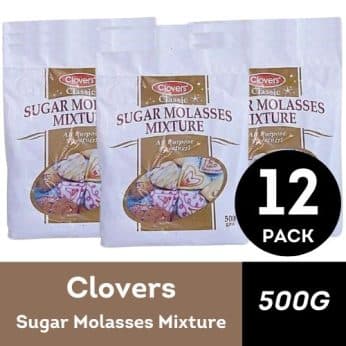 Clovers Sugar Molasses Mixture 500G (12 PACK)